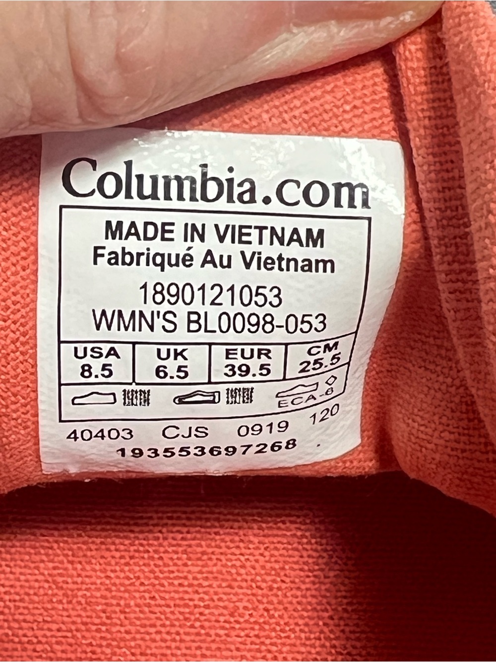 Columbia PFG Delray Loco II Women’s Boat Shoes Graphite/Coral Size 8.5 Casual - Picture 11 of 11